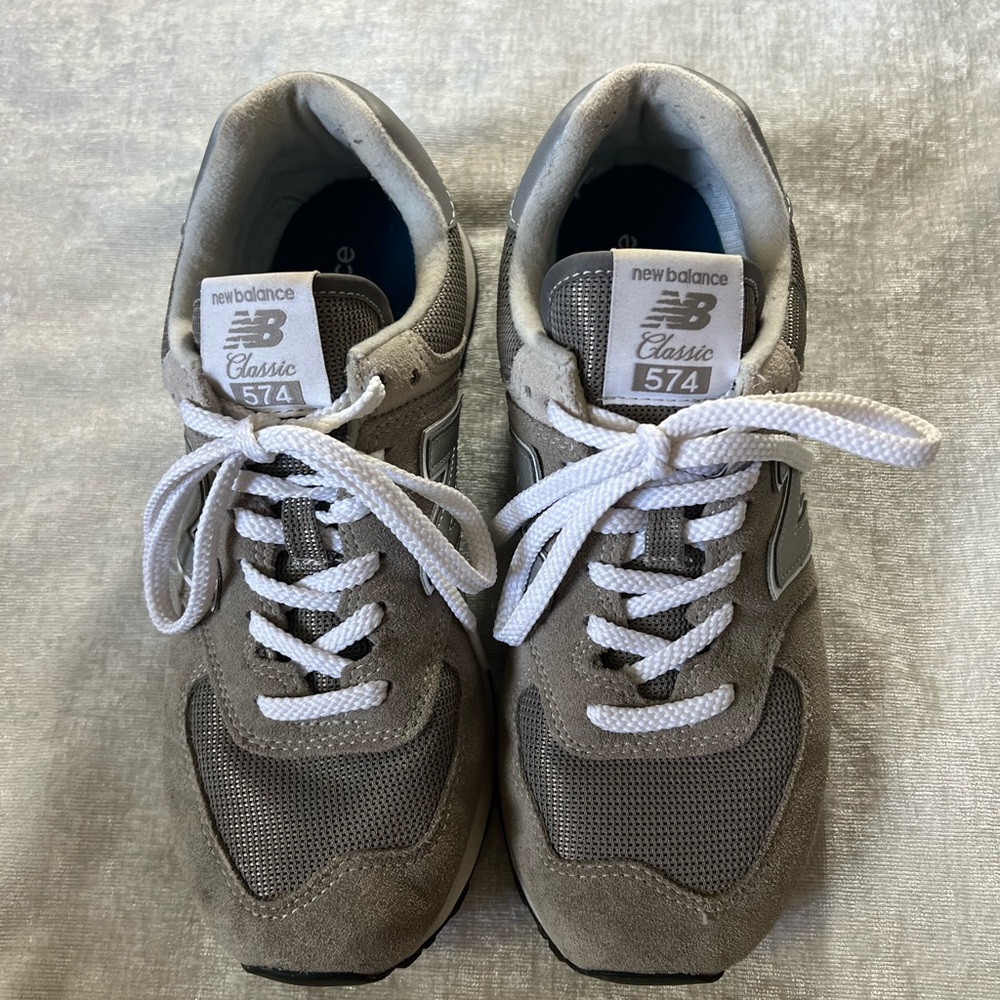 New Balance Men's 574 Tan Sneakers